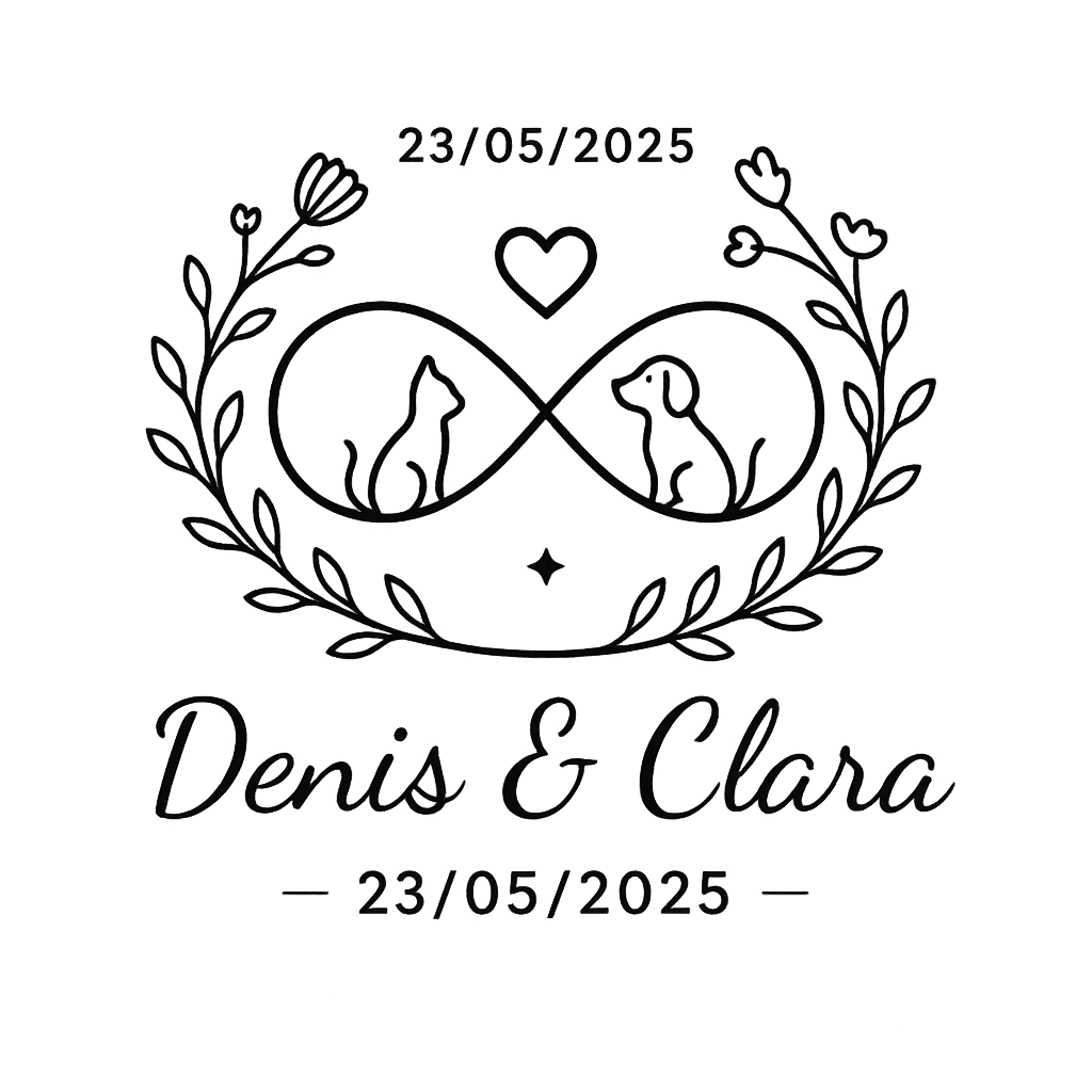 Logo do Casamento Denis & Clara